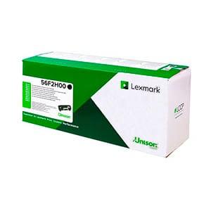 Afbeelding van Lexmark 56F2H00 toner cartridge zwart hoge capaciteit (origineel)