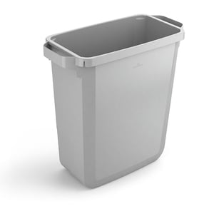 Afbeelding van Durable 1800503050 DURABIN ECO afvalcontainer | kunststof | grijs | 60 liter