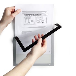 Afbeelding van Durable Duraframe informatiekader | A4 | zilver | magnetisch | 5 stuks