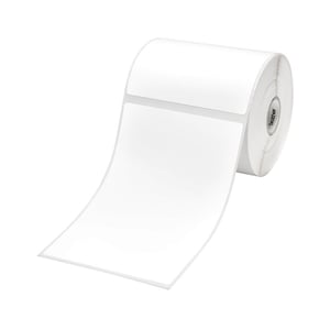 Afbeelding van Brother RD-S02E1 voorgestanste labels wit 102mm x 152mm (origineel)