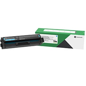 Afbeelding van Lexmark 20N2HC0 toner cartridge cyaan hoge capaciteit (origineel)