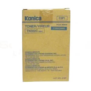 Afbeelding van Konica TN-302C (018P) toner cartridge cyaan (origineel)