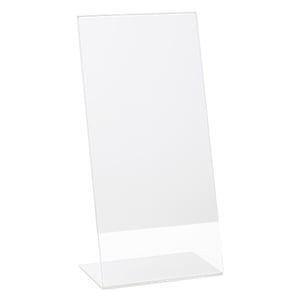 Afbeelding van Deflecto DE45201 folderhouder | 1/3 A4 | acryl | transparant | L-voet