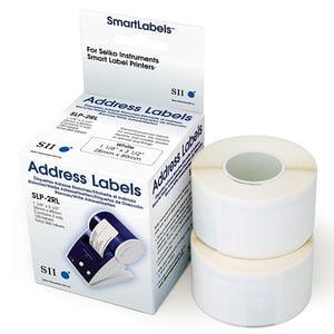 Afbeelding van Seiko SLP-2RLH adresetiketten wit | 28 x 89mm | 520 etiketten