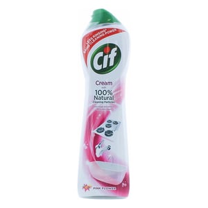 Afbeelding van Cif vloeibaar schuurmiddel | pink flower | 500 ml