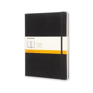 Afbeelding van Moleskine IMQP090 XL notitieboek | gelinieerd | hardcover | zwart