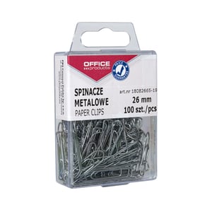 Afbeelding van Office Products paperclips | 26 mm | 100 stuks
