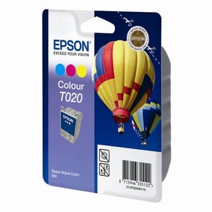 Afbeelding van Epson T020 inktcartridge kleur (origineel)