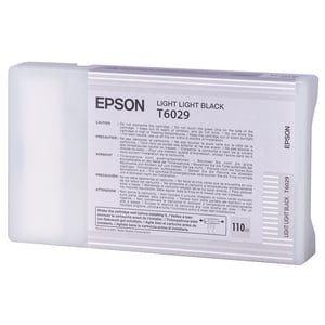 Afbeelding van Epson T6029 inktcartridge licht licht zwart (origineel)