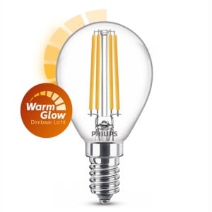 Afbeelding van Philips E14 LED-lamp | DIMBAAR | 2.5W (25W) | warm glow | kogelmodel