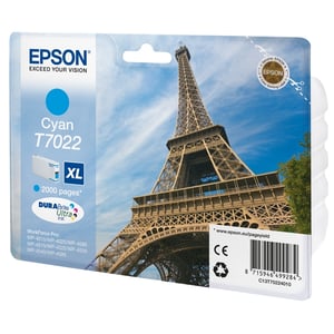 Afbeelding van Epson T7022 inktcartridge cyaan hoge capaciteit (origineel)