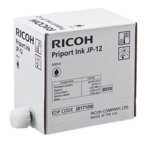 Afbeelding van Ricoh type JP12 inktcartridge zwart (origineel)