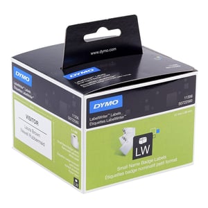 Afbeelding van DYMO S0722560 / 11356 verwijderbare witte naambadge etiketten (origineel)