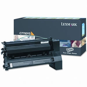 Afbeelding van Lexmark C7700YS toner cartridge geel (origineel)