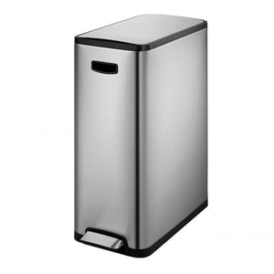 Afbeelding van EKO Ecoslim duo pedaalemmer (2 x 20 liter, mat RVS)