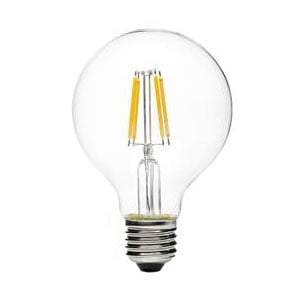 Afbeelding van Q-Nomic E27 filament LED-gloeilamp | 4W (40W) | warm wit | peermodel