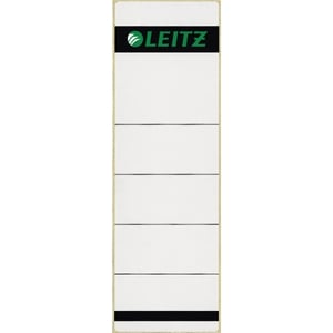 Afbeelding van Leitz 1642 rugetiketten | grijs | zelfklevend | breed | 61 mm x 191 mm | 10 etiketten