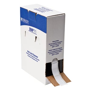 Afbeelding van Brady BM-20-422 polyester labels wit | 50,80 mm x 25,40 mm (origineel)