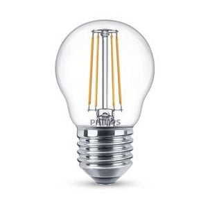 Afbeelding van Philips E27 filament LED-gloeilamp | 4W (40W) | kogelmodel