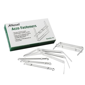 Afbeelding van Rexel Fasteners | archiefbinders | 80x50mm | 50 stuks