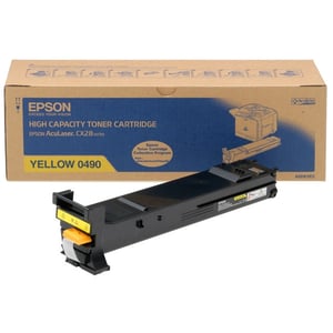 Afbeelding van Epson S050490 toner cartridge geel (origineel)