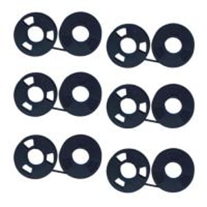 Afbeelding van IBM 1040993 hoog contrast barcode inktlint zwart 6 stuks (origineel)