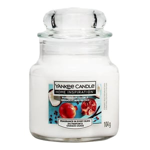 Afbeelding van Yankee Candle Home Inspiration geurkaars | Pomegranate Coconut | Small Jar | 104 g