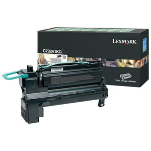 Afbeelding van Lexmark C792A1KG toner cartridge zwart (origineel)