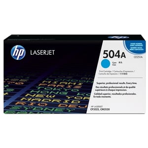 Afbeelding van HP CE251A nr. 504A toner cartridge cyaan (origineel)