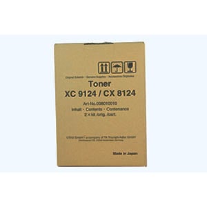 Afbeelding van Utax 008010010 / XC 9124 toner cartridge zwart 2 stuks (origineel)