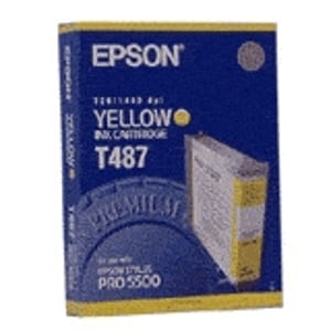 Afbeelding van Epson T487 inktcartridge geel (origineel)