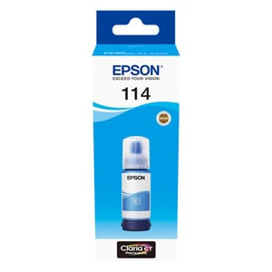 Afbeelding van Epson 114 inktfles cyaan (origineel)