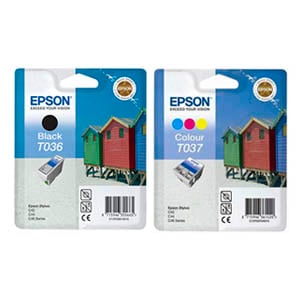 Afbeelding van Epson bundel T036 (black)+ T037(color)