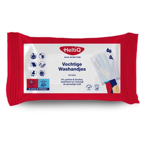 Afbeelding van HeltiQ Vochtige Washandjes | 20 stuks
