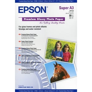 Afbeelding van Epson S041316 premium fotopapier | glanzend | A3+ | 250 gr. | 20 vel
