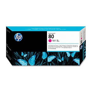 Afbeelding van HP C4822A nr. 80 printkop magenta / printkopreiniger (origineel)