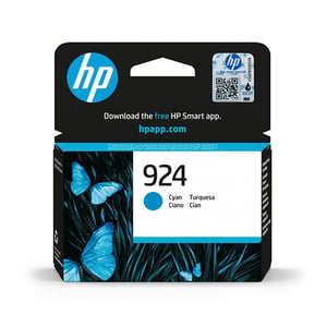 Afbeelding van HP 924 (4K0U3NE) inktcartridge cyaan (origineel)