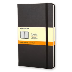 Afbeelding van Moleskine IMQP060 large notitieboek | gelinieerd | hardcover | zwart