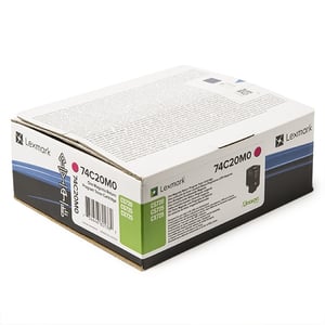 Afbeelding van Lexmark 74C20M0 toner cartridge magenta (origineel)