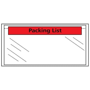 Afbeelding van Raadhuis paklijst envelop | bedrukt | zelfklevend | A5 | 225mm x 165mm | 1000 stuks