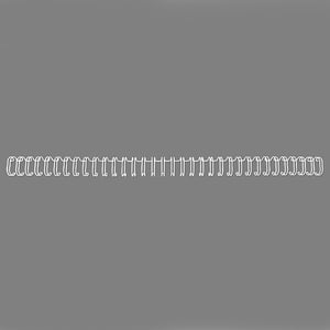 Afbeelding van GBC RG810470 metalen draadrug | A4 | metaal | wit | tot 55 vel | 100 stuks