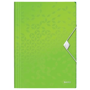 Afbeelding van Leitz 45990054 WOW 3-klepsmap | A4 | polypropyleen | groen
