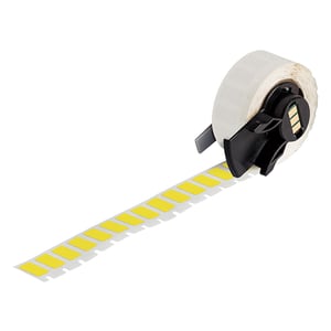 Afbeelding van Brady M6-67-499-YL nylonweefsel labels geel | 15 mm x 9 mm (origineel)