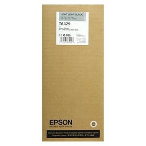 Afbeelding van Epson T6429 inktcartridge licht licht zwart (origineel)