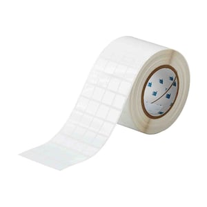 Afbeelding van Brady THT-50-423-10 label polyester glanzend wit 19,05 x 19,05 mm (origineel)