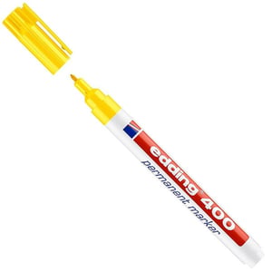 Afbeelding van Edding 400 permanent marker | geel | ronde punt | 1 mm