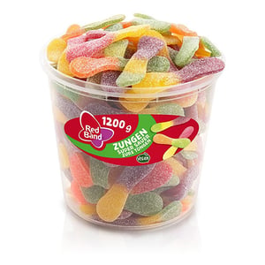Afbeelding van Red Band Zure Tongen | 100 stuks
