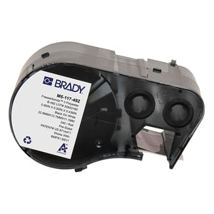 Afbeelding van Brady M5-117-492 FreezerBondz polyester labels zwart op wit | 12,7 mm x 25,4 mm (origineel)