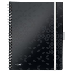 Afbeelding van Leitz 46440095 WOW be mobile book | A4 | polypropyleen | zwart | gelinieerd | 80gr. | 80 vel