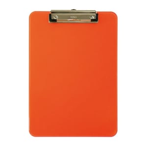 Afbeelding van Maul klembord | neon | A4 | transparant oranje